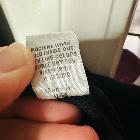 MONROW MOMMY Women's Black Lace Up Front T-Shirt Dress Size Maternity Medium - Picture 8 of 9